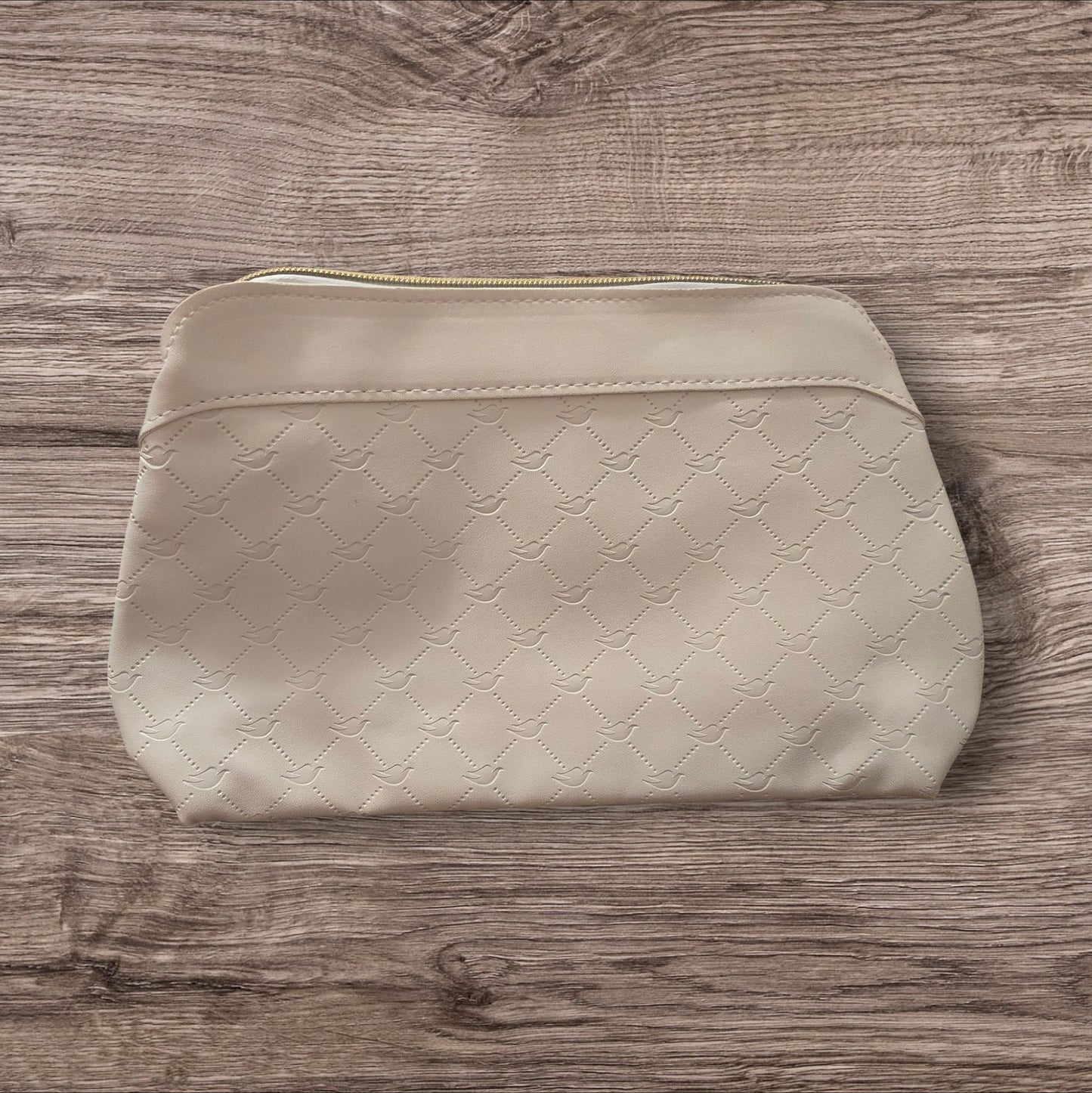 White Zippered Purse