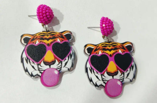 Tiger Earrings